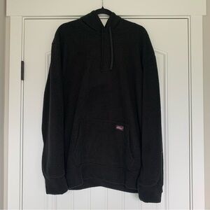 Men’s Dickies Black Sherpa Hooded Sweatshirt